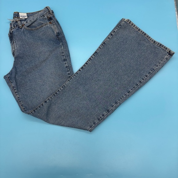 Lucky Bronx 5 Pocket Zipper Fly Size Classic Blue Denim Jeans 16/33 - Picture 8 of 11